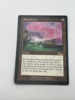 Memory Jar Urza’s Legacy 1999 Near Mint Never Played Magic The Gathering Mtg - Image 5