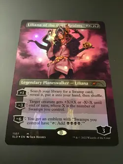 MTG Secret Lair #1107 Liliana of the Dark Realms Borderless Foil - Image 1