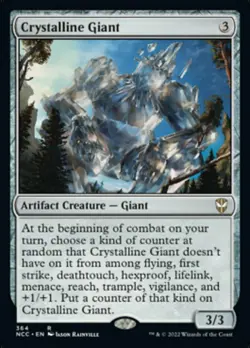 1 x Crystalline Giant - Commander: Streets of New Capenna - NM-Mint - MTG - Image 1