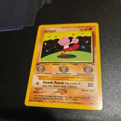 1st Edition Tyrogue 66/75 Neo Discovery WOTC Pokemon LP - Image 1