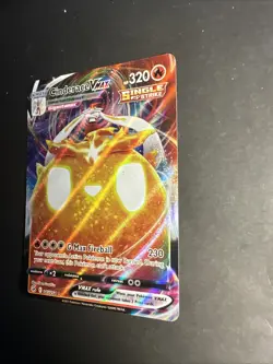 2021 Pokemon S&S Fusion Strike Cinderace Vmax 45 /264 Holo Rare Full Art - Image 3