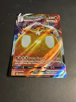 2021 Pokemon S&S Fusion Strike Cinderace Vmax 45 /264 Holo Rare Full Art - Image 4