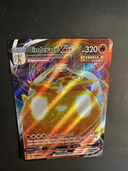 2021 Pokemon S&S Fusion Strike Cinderace Vmax 45 /264 Holo Rare Full Art - Image 5