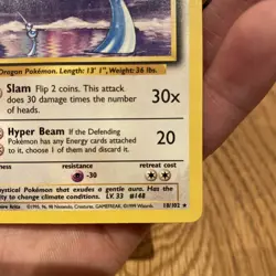 Dragonair - 18/102 Base Set Unlimited Rare Pokemon - LP - Image 4