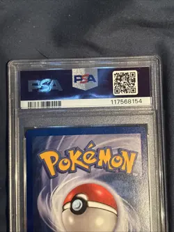 Pokemon 2006 Krabby 54/100 EX Crystal Guardians Reverse Holo Stamped PSA 9 - Image 3