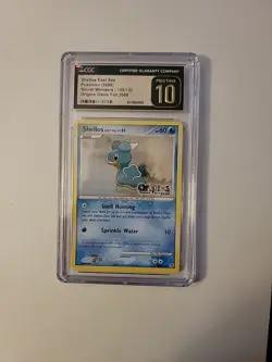 Pokemon Secret Wonders Shellos East Sea Origins Game Fajr CGC 10 PK2716 - Image 1