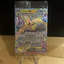 Pokemon Prismatic Evolutions Jolteon ex 030/131 Surprise Box Stamped Sealed - Image 1