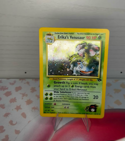 Erika's Venusaur - 4/132 Gym Challenge Unlimited Holo Rare Pokemon - NM - Image 2