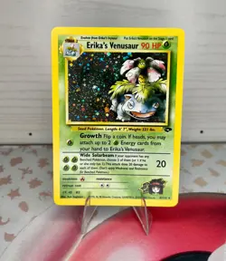Erika's Venusaur - 4/132 Gym Challenge Unlimited Holo Rare Pokemon - NM - Image 3