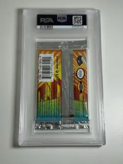 2000 Pokemon Gym Heroes Sealed 1st Edition Booster Pack Brock Art PSA 9 - Image 2