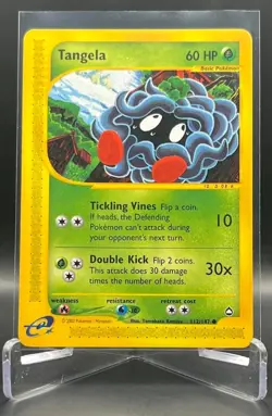 Pokemon TCG Aquapolis TANGELA Regular, Common - 112/147 - Image 1