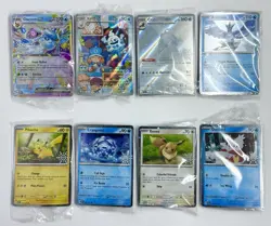 Lot (8) Pokemon 2025 Holiday Calendar Festive Stamped Promos Sealed Complete Set - Image 1