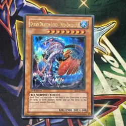 Yugioh! Ocean Dragon Lord - Neo-Daedalus SD4-EN001 Ultra Rare 1st Edition NM - Image 1