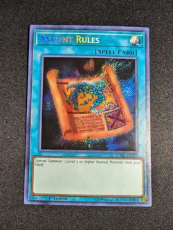 Yugioh - Ancient Rules LCKC-EN039 1st Edition Secret Rare NM - Image 1
