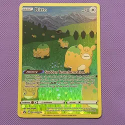 Pokemon TCG Ditto Crown Zenith Galarian Gallery - Ultra Rare Card GG22/GG70 LP - Image 1