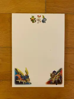 Pokemon Sword & Shield Lunch Box Metal Tin with Promo Cards and Stickers NM/M - Image 5