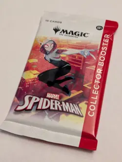 Magic the Gathering Spider-Man Collector Booster Pack Sealed (15 cards) - Image 1