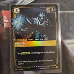 Foil ! Riftbound Karthus Card Origins 236/298 English League Of Legends - Image 1