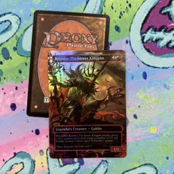 Krenko, Tin Street Kingpin Full Art Foil Play Test Mtg Card - Image 1