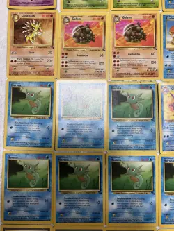 Lot of 42 Vintage 1999 Pokemon Fossil Set NM-HP - Image 4