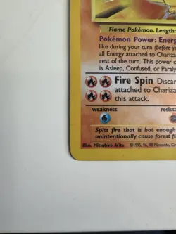 Pokemon TCG Charizard 4/102 Holo Rare Base Set Unlimited 1999 - Image 2