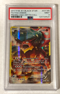 Volcanion Full Art Black Star Promo PSA 9 MINT 2017 Pokemon XY Black Star #XY185 - Image 1