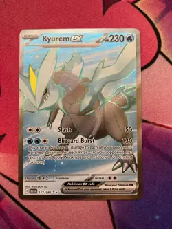 Kyurem ex 157/086 Black Bolt Holo Ultra Rare Full Art Near Mint English Pokemon - Image 1