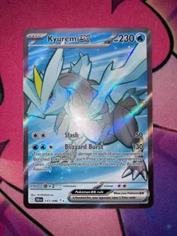 Kyurem ex 157/086 Black Bolt Holo Ultra Rare Full Art Near Mint English Pokemon - Image 2