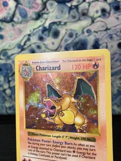 1999 Pokemon Base Set Shadowless Holo Charizard #4 - Image 3