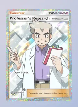 Professor Oak's Research Full Art Pokemon TCG Pocket 373/353 deluxe pack EX - Image 1