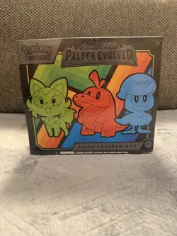 Pokemon TCG Scarlet & Violet Paldea Evolved ETB Factory Sealed With Small Dings 820650853661 - Image 1