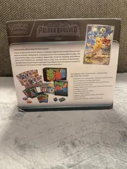 Pokemon TCG Scarlet & Violet Paldea Evolved ETB Factory Sealed With Small Dings 820650853661 - Image 2