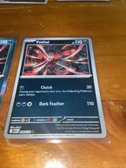 Pokemon TCG Yveltal Holo And Reverse Holo Mega Evolutions Rare 088/132 NM 2025 - Image 3
