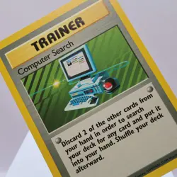 Pokemon TCG - Computer Search 71/102 Base Set Rare WOTC 1999 - EXC/NM - Image 1