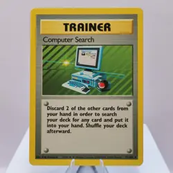 Pokemon TCG - Computer Search 71/102 Base Set Rare WOTC 1999 - EXC/NM - Image 2
