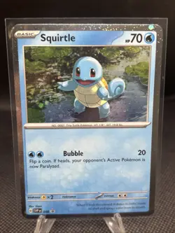 Squirtle SVP 048 Cosmos Holo Black Star Promo Scarlet & Violet Pokemon Card - Image 1