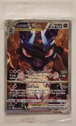 Lucario VSTAR SWSH291 Sword & Shield Promo Cards Holo Sealed - Image 1
