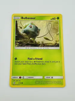Pokemon Detective Pikachu Bulbasaur 1/18 Holo NM Card - Image 1