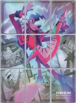 Disney Lorcana Fabled Powerline Puzzle Art Cards Full Set 9 Cards - Image 1