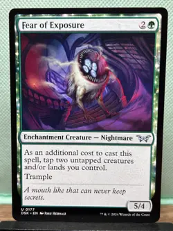 MTG TCG: Fear Of Exposure 177, Duskmourn: House of Horror - Image 1