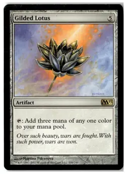MTG Gilded Lotus - Magic 2013 (M13) Moderately Played English - Image 1