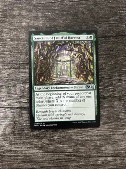 MTG 1x Sanctum of Fruitful Harvest x1 LP Core Set 2021 - Image 1