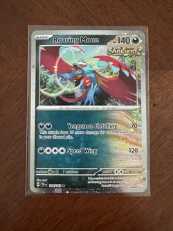 Roaring Moon - (Cosmos Holo) 109/162 Pokemon TCG Holo NM/MINT SWIRL - Image 1