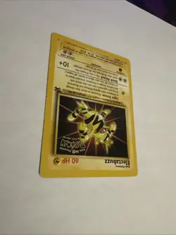 1999 Pokemon Electabuzz Wotc Black Star Promo - Image 4