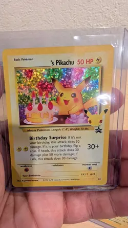 Lot 8x Pokemon Celebrations Booster Packs + 3x Pikachu Birthday Blackstar Promo - Image 5