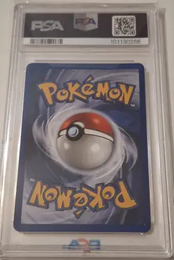 POKEMON PROMO BLACK STAR POKEMON LEAGUE #11 EEVEE HOLO Swirl Vintage PSA 8 D5 - Image 3