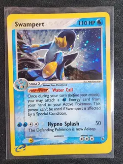 2003 Pokemon TCG Swampert EX Ruby and Sapphire 13/109 Holo Rare LP/NM - Image 1