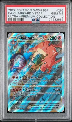 🔥 Pokemon TCG 🔥 Charizard VSTAR #262 SWSH Black Star Promo - PSA 10 GEM MT 🔥 - Image 1