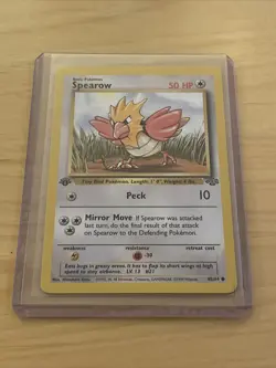 Spearow Pokemon TCG Jungle 62/64 Regular 1st Edition Common - Image 1