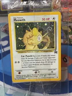 Meowth 10/53 1999 Wotc Promo Holo Big Swirl Sealed Pokemon TCG NM - Image 1